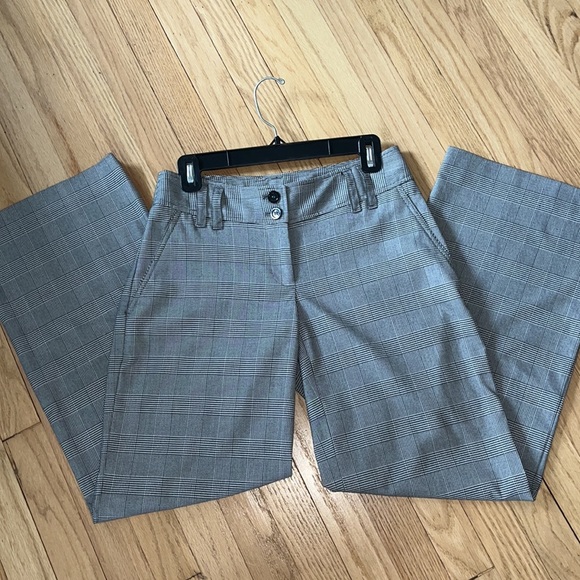 Black & white wide leg trouser pants - Picture 3 of 6